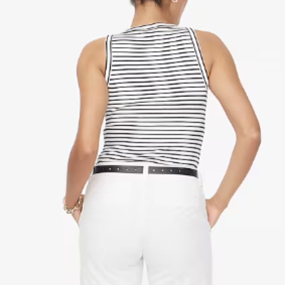 J.Crew 9" Frankie Bermuda Chino Short-White - Picture 3 of 12